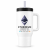 White / 40 oz · travel mug con asa
