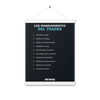Los mandamientos del trader / 12 × 16 in / White