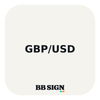 GBP/USD / Ice / 3 × 3 in