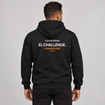 BBS-SINGLE|Black|front|$11 Away — Trading Hoodie | BB SIGN on model (Spanish)