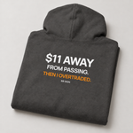BBS-SINGLE|Charcoal|folded|$11 Away — Trading Hoodie | BB SIGN folded studio view (English)