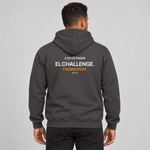 BBS-SINGLE|Charcoal|front|$11 Away — Trading Hoodie | BB SIGN on model (Spanish)