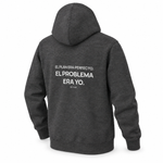 Almost Disciplined — Trading Hoodie | BB SIGN, Charcoal Heather, product angle on white background