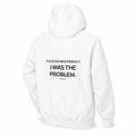 Almost Disciplined — Trading Hoodie | BB SIGN, White, product angle on white background