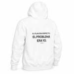 Almost Disciplined — Trading Hoodie | BB SIGN, White, product angle on white background