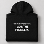 BBS-SINGLE|Black|folded|Almost Disciplined — Trading Hoodie | BB SIGN folded studio view (English)