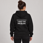 BBS-SINGLE|Black|front|Almost Disciplined — Trading Hoodie | BB SIGN on model (English)