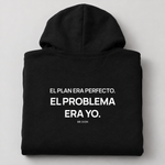 BBS-SINGLE|Black|folded|Almost Disciplined — Trading Hoodie | BB SIGN folded studio view (Spanish)