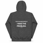 Almost Disciplined — Trading Hoodie | BB SIGN, Charcoal Heather, English, product back on white background