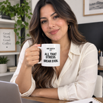 BB SIGN — break-even-mug-white-en — model — mockup conceptual