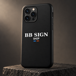 BB SIGN Signature · Phone Case — 01-bb-sign-black — visualización del diseño