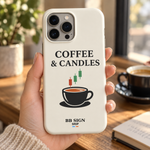 Coffee & Candles / Café y Velas · Phone Case — 05-coffee-and-candles — visualización del diseño