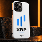 XRP · BB SIGN — 01-principal — three blue candlesticks on white phone case