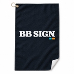 BB SIGN — Golf Towel, As shown, , product front on white background