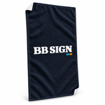 BB SIGN — Hand Towel, As shown, product angle on white background