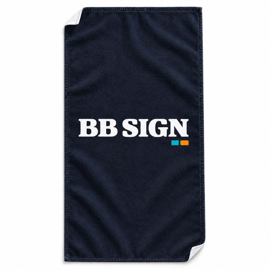 BB SIGN — Hand Towel, As shown, , product front on white background