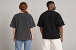 Concept mockup — Martin — But Not Gala — Tee, back view on two models.