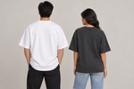 Concept mockup — Martin — Not Gala — Tee, back view on two models.