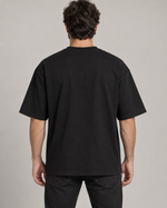 BBS-SINGLE|Black|back|AI product mockup — Es Parte del Proceso oversized T-shirt