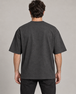 BBS-SINGLE|Dark Grey|back|AI product mockup — Es Parte del Proceso oversized T-shirt