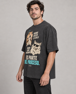 BBS-SINGLE|Dark Grey|side|AI product mockup — Es Parte del Proceso oversized T-shirt