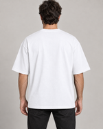 BBS-SINGLE|White|back|AI product mockup — Es Parte del Proceso oversized T-shirt