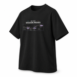 BB Sign Session Moves — Oversized Trading T-Shirt, Black, product angle on white background
