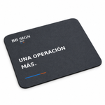 BB SIGN SHOP — One More Trade Mouse Pad, Charcoal, product angle on white background
