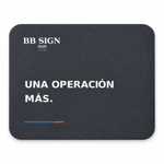 BB SIGN SHOP — One More Trade Mouse Pad, Charcoal, product front on white background