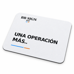 BB SIGN SHOP — One More Trade Mouse Pad, White, product detail on white background
