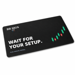 BB SIGN SHOP — Wait for Your Setup Keyboard Pad, As shown, product detail on white background