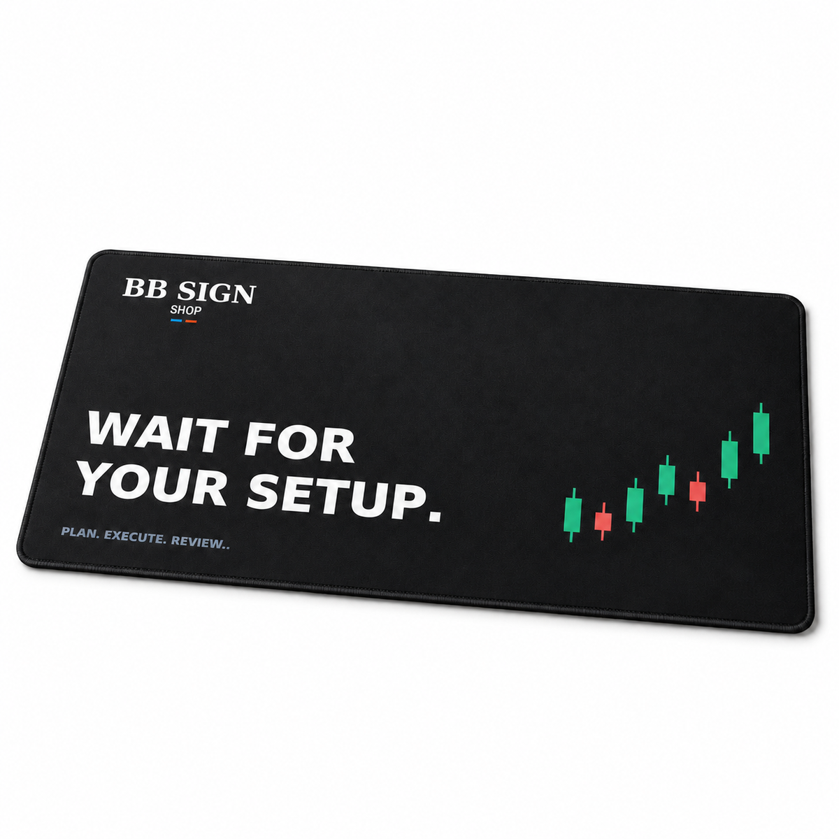 BB SIGN SHOP — Wait for Your Setup Keyboard Pad, As shown, , product front on white background