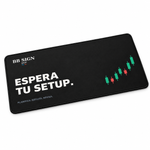 BB SIGN SHOP — Wait for Your Setup Keyboard Pad, Black, product angle on white background