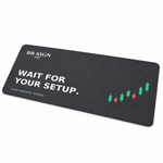 BB SIGN SHOP — Wait for Your Setup Keyboard Pad, Charcoal, product detail on white background
