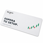 BB SIGN SHOP — Wait for Your Setup Keyboard Pad, White, product detail on white background