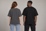 Concept mockup — XAUUSD Trader’s Heart — Tee, back view on two models.