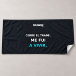 BB SIGN Beach Towel — offline-es — open towel studio visualization