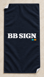 BB SIGN hand open — product visualization based on Printful specifications