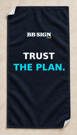 BB SIGN Hand Towel — plan-en — open towel studio visualization