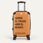 BB SIGN Travel Suitcase — world-es — product visualization based on Printful specifications