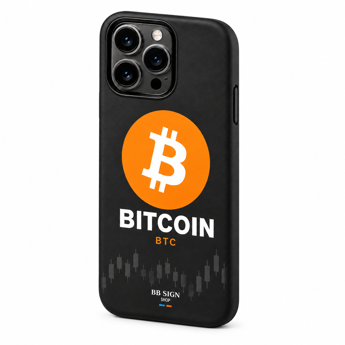 Bitcoin BTC · BB SIGN Phone Case, As shown, , product front on white background