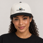 BBS-SINGLE|Natural / Black|front|Candles & Coffee — Two-Tone Cap, model front