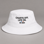 BBS-SINGLE|White|studio|Charts Off. Life On. — Bucket Hat, studio view
