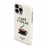 Coffee & Candles / Café y Velas · Phone Case, As shown, product detail on white background