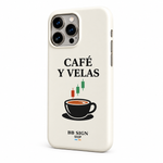 Coffee & Candles / Café y Velas · Phone Case, As shown, product front on white background