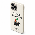 Coffee & Candles / Café y Velas · Phone Case, As shown, product detail on white background