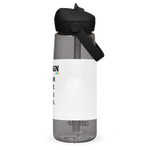 Botella con pajita BB SIGN 25 oz — Water first. Click later. — vista lateral