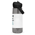 Botella con pajita BB SIGN 25 oz — Hydrate your mind. — vista lateral