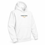 Funded Trader One Day — Trading Hoodie | BB SIGN, White, product angle on white background