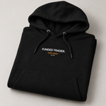 BBS-SINGLE|Black|folded|Funded Trader One Day — Trading Hoodie | BB SIGN folded studio view